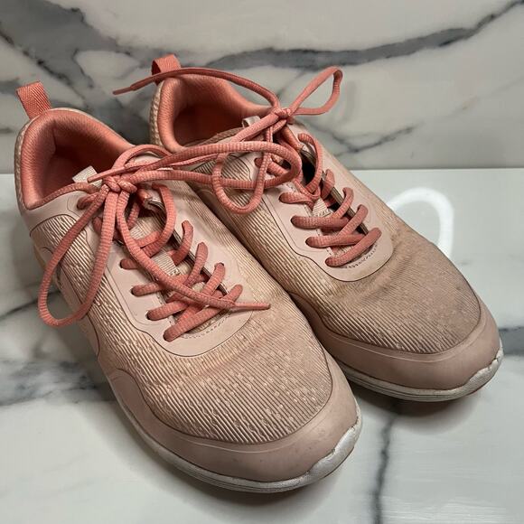 Vionic | Women's Peach Orange Ombre Comfort Leisure Agile JoJo Sneaker Sz 8 - Picture 2 of 7